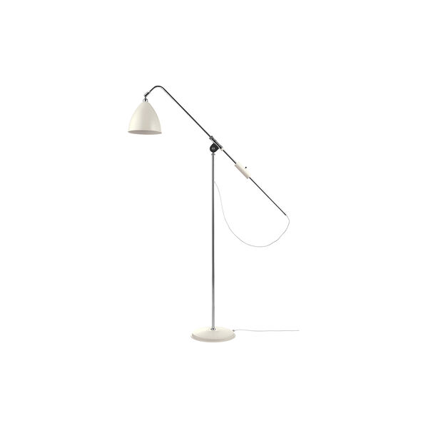 Bestlite BL4 Floor Lamp, soft white semi matt/chrome, GUBI