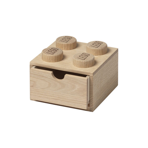 LEGO® 2x2 opbevaringskasse, sæbebehandlet eg LEGO® 2x2 opbevaringskasse, sæbebehandlet eg, Room Copenhagen