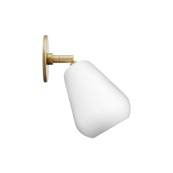 Anoli Spot Recessed Ceiling-/Wall Lamp, nordic gold/white, Nuura