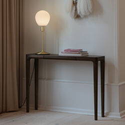 Around The World Table Lamp, opal/brushed brass, UMAGE