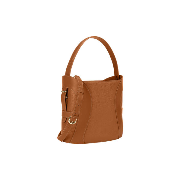 Deborah Hobo Bag | Medium | Cognac Brown | Skuldertaske, Aigner