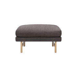 5620 Calmo Ottoman, Ecriture 0380/lacquered oak, Fredericia Furniture