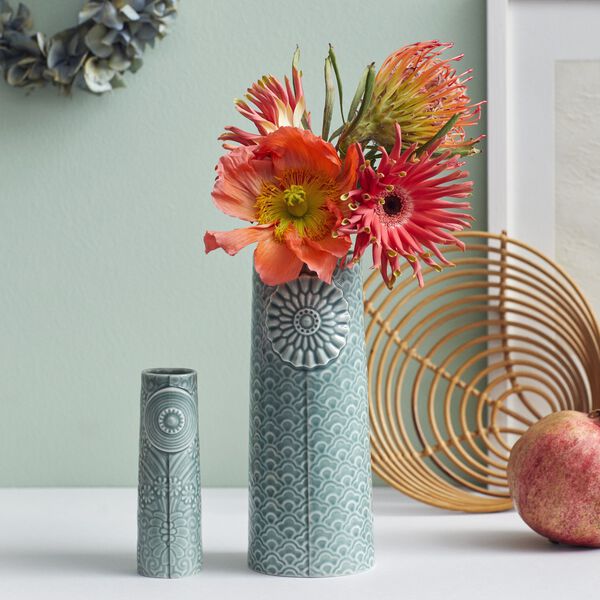 Pipanella Flower Vase, peacock, Dottir Nordic Design