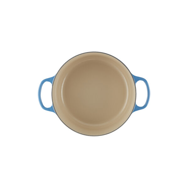 Signature rund st&oslash;bejernsgryde &Oslash; 24 cm, azure blue, Le Creuset