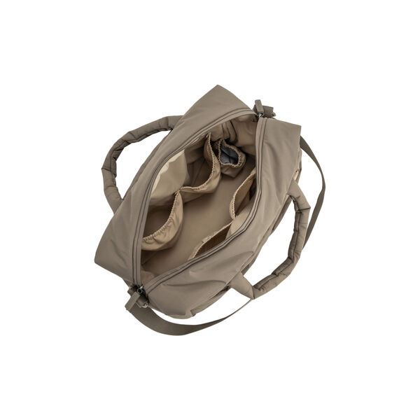 Quiltet pusletaske | Taupe, Done by Deer