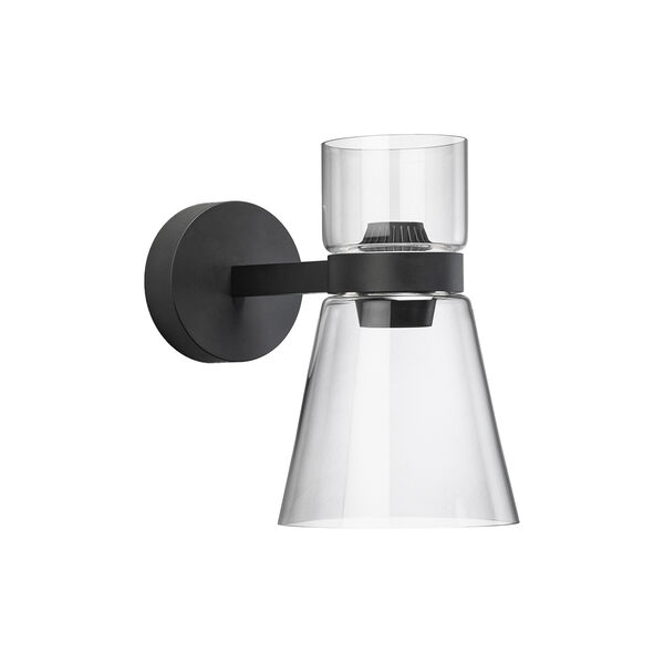 NOCTURNE W CONE Wall Lamp, black, Flos
