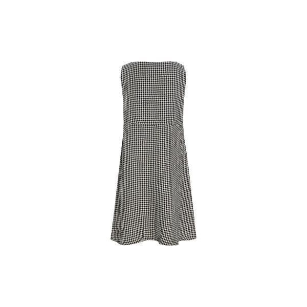 Chesu ærmeløs kjole, black/ivory pepita, BITTE KAI RAND