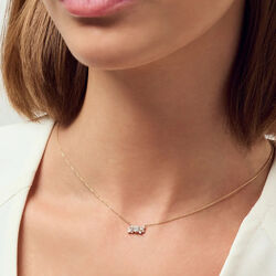 Lovere Halsk&aelig;de | 14 kt. Guld | 0,58 ct, Sif Jakobs Jewellery