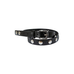 Leather belt with studs, black/silver, Coster Copenhagen