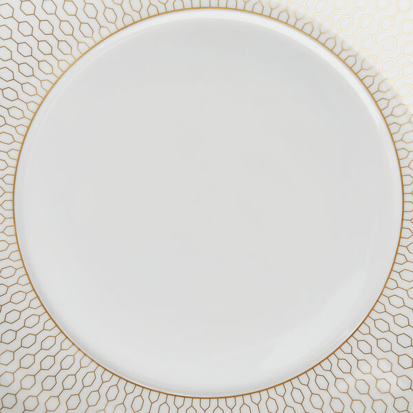 Gio Gold Plate &Oslash; 17 cm, Gold/white, Wedgwood