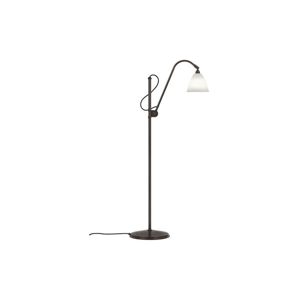 Bestlite BL3 S Floor Lamp, bone china/black brass, GUBI