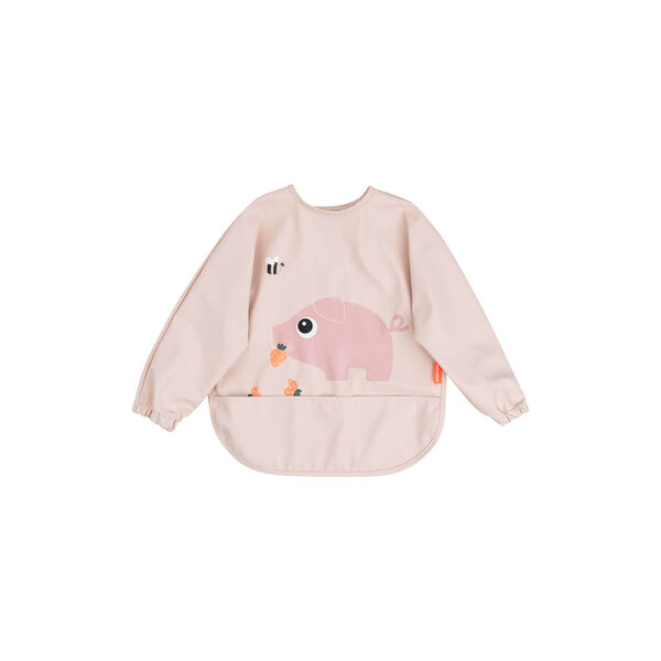 Tiny Farm hagesmæk med ærmer og lomme, powder, Done by Deer