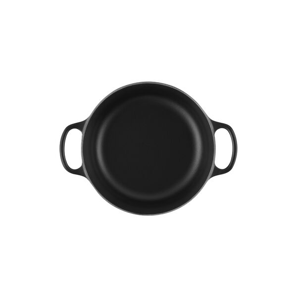 Signature rund st&oslash;bejernsgryde &Oslash; 20 cm, matte black, Le Creuset