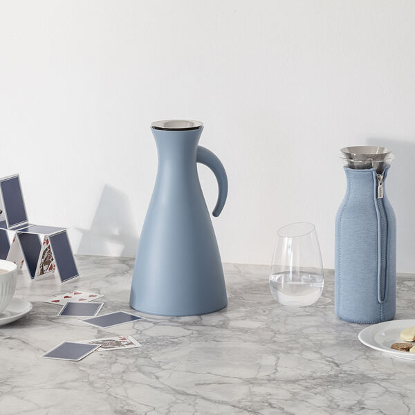 Termokande 1 L, dusty blue, Eva Trio