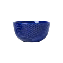 Rhombe serveringsskål, mørk blå Rhombe serveringsskål, mørk blå, Lyngby Porcelæn