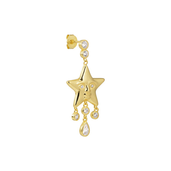 Starry-eyed Stud, forgyldt, The Earring Shop