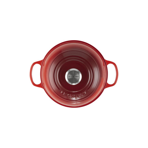 Signature st&oslash;bejern br&oslash;dform 24 cm, cerise, Le Creuset