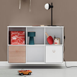 Wood reol 3x2 vandret til ophæng, Oliver Furniture