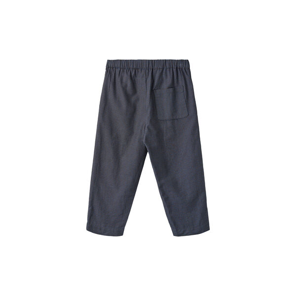 Check Pant, brown/blue check comb., Copenhagen Colors Organics