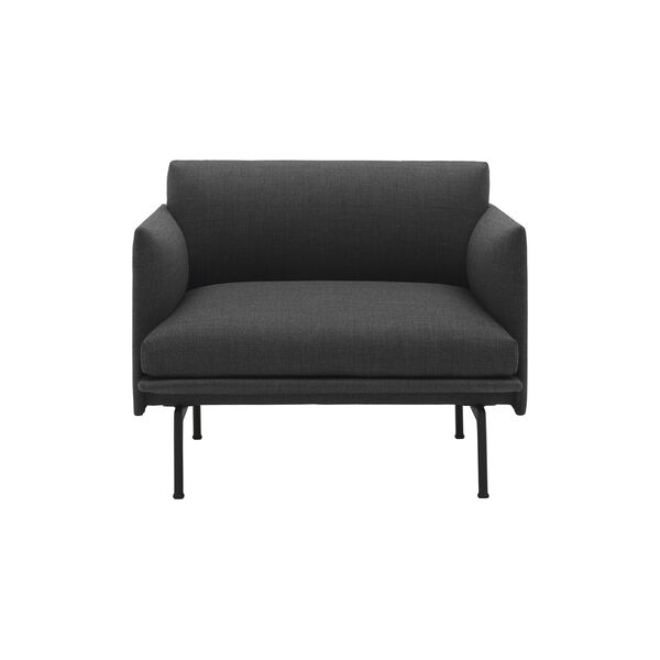 Outline Chair, remix 163/black, Muuto