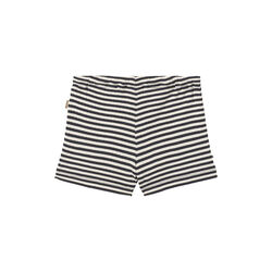 Jersey Shorts Vic, navy rib stripe, Wheat