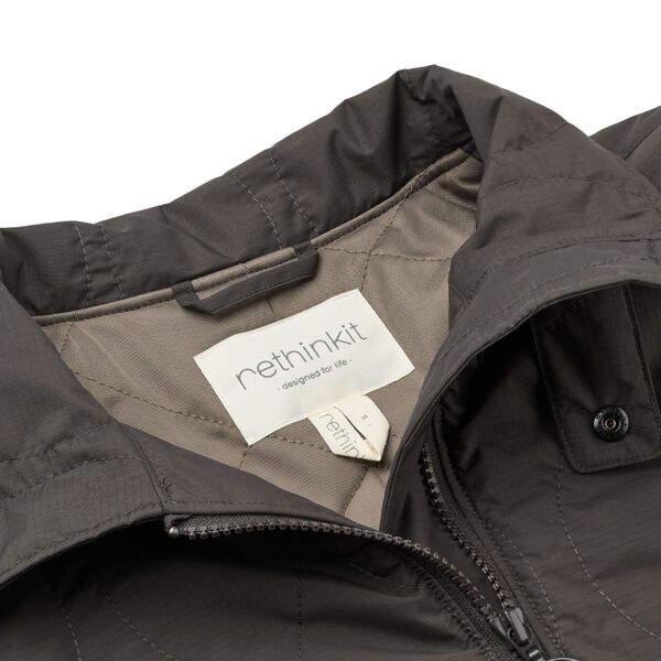 Quilted Jacket Field, almost black, Rethinkit