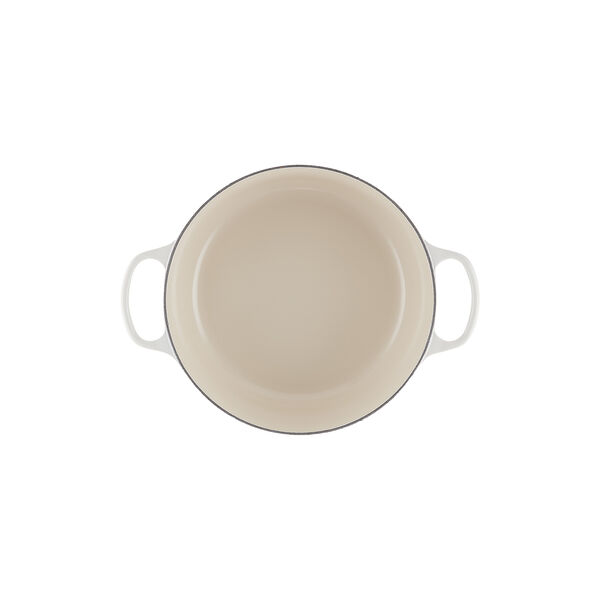 Signature rund st&oslash;bejernsgryde &Oslash; 28 cm, meringue, Le Creuset