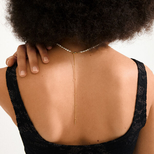 ELLIANA halskæde, guldbelagt, Pilgrim