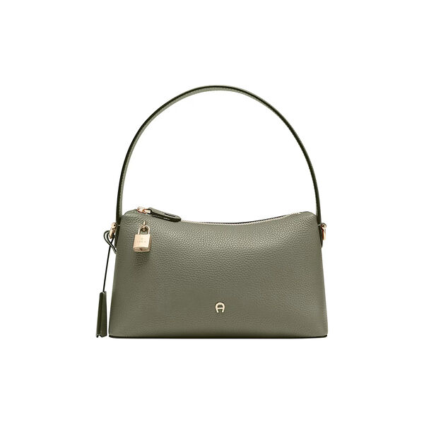 Delia Hobo Bag S, moss green, Aigner