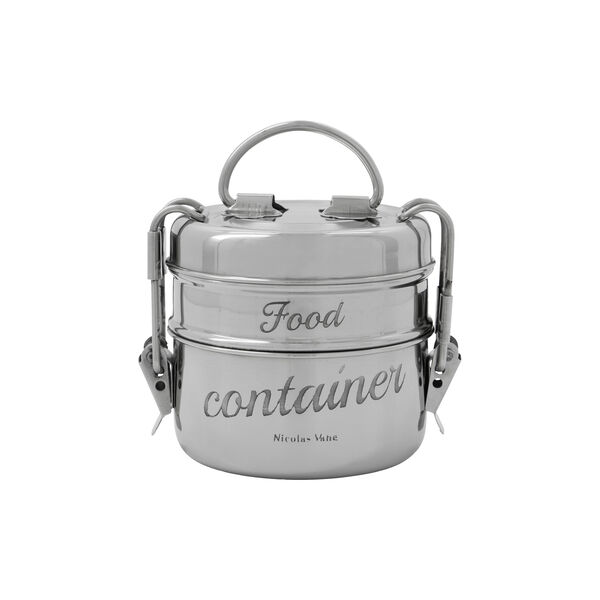 NVContainer Opbevaring, sølv finish, Nicolas Vahé