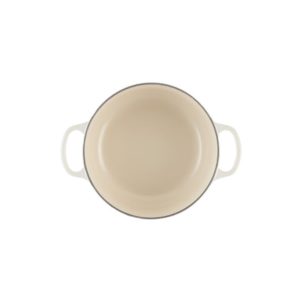 Signature rund st&oslash;bejernsgryde &Oslash; 20 cm, meringue, Le Creuset