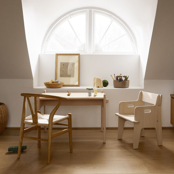 CH24 B&oslash;rne Y-stolen | Olieret Eg | Stol, Carl Hansen & S&oslash;n