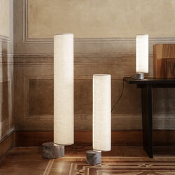 Unbound Floor Lamp, grey marble/canvas Unbound Floor Lamp, grey marble/canvas, GUBI