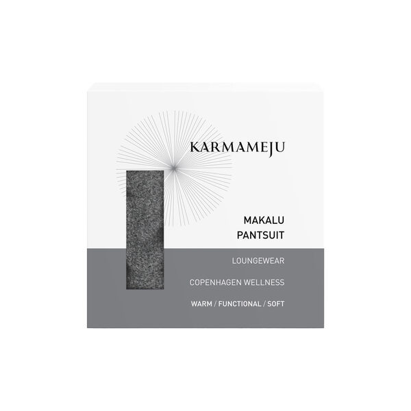 MAKALU fleece pantsuit, dark grey MAKALU fleece pantsuit, dark grey, Karmameju