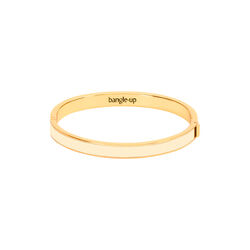 BANGLE Bracelet 7 mm T2, white sand, bangle up