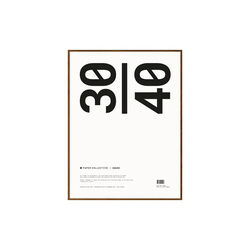 Ramme, dark oak, Paper Collective