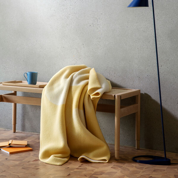 MOON Throw, yellow ray, R&oslash;ros Tweed