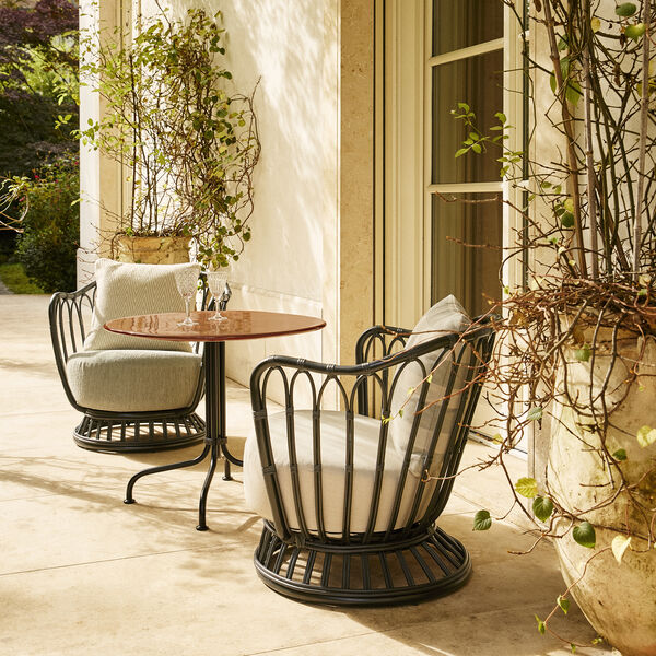 Grace Outdoor Lounge Chair, black, GUBI