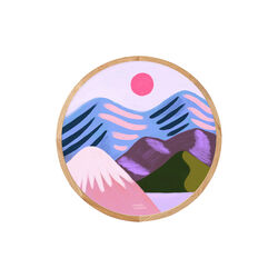 Pink sol lilla hav, Papirv&aelig;rk