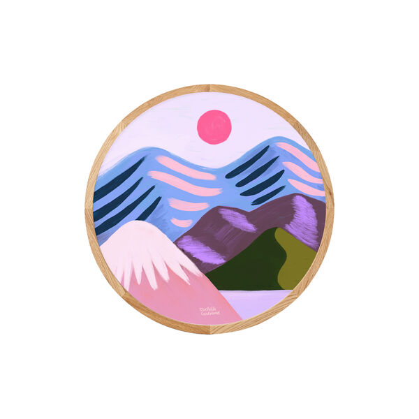 Pink sol lilla hav, Papirv&aelig;rk