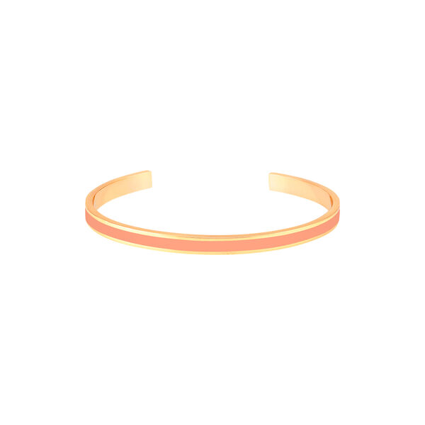 BANGLE Bracelet, coral orange, bangle up