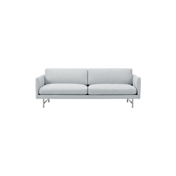 5652 Calmo 2-seater Sofa, Ecriture 0710/black steel 5652 Calmo 2-seater Sofa, Ecriture 0710/black steel, Fredericia Furniture