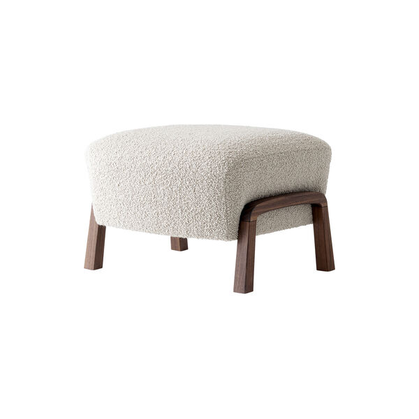 Wulff ATD2 Lounge Chair and ATD3 Pouf, Karakorum 003/oiled walnut Wulff ATD2 Lounge Chair and ATD3 Pouf, Karakorum 003/oiled walnut, &Tradition