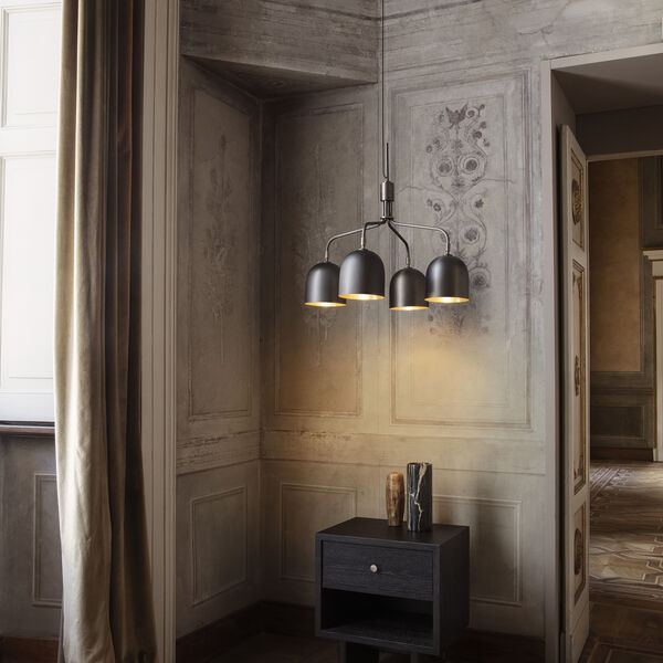 Howard Chandelier, gunmetal, GUBI