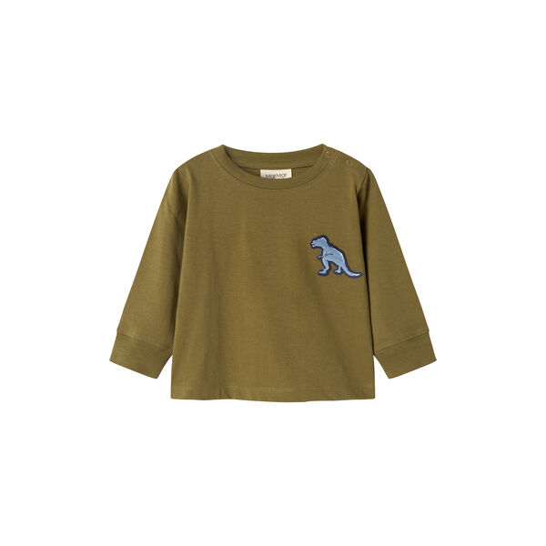 Tad B LS T-shirt, dino patch Tad B LS T-shirt, dino patch, MarMar Copenhagen