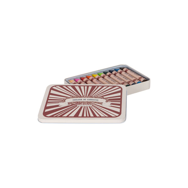 Crayons Bees Wax 10 pcs., multi colour, Konges Sløjd