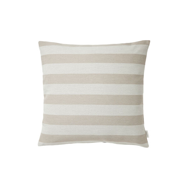 Outdoor Stripe pude, beige, Compliments
