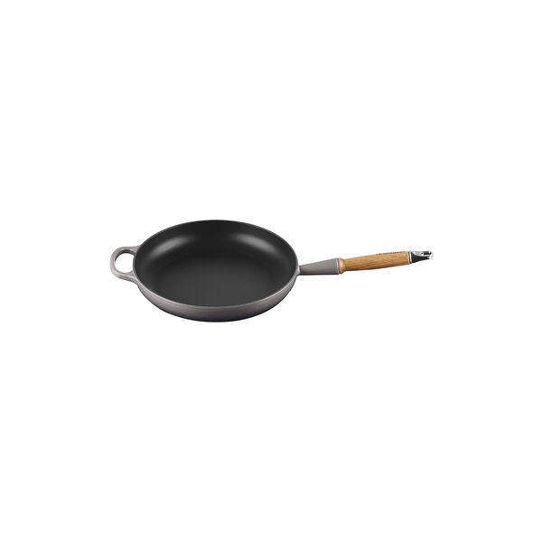 Signature st&oslash;bejern stegepande med tr&aelig;h&aring;ndtag &Oslash; 28 cm, flint, Le Creuset