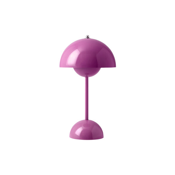 Flowerpot VP9 Portable Table Lamp, tangy pink Flowerpot VP9 Portable Table Lamp, tangy pink, &Tradition