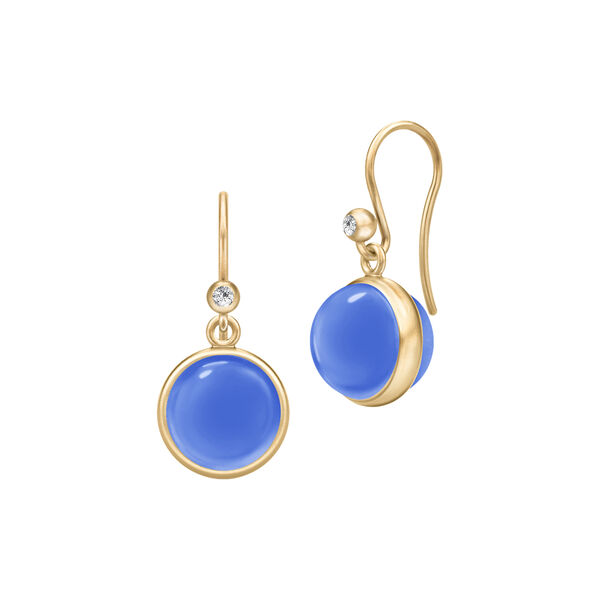 Prime &Oslash;reringe, gold/royal blue, Julie Sandlau